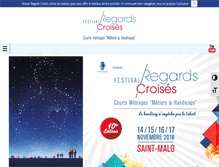 Tablet Screenshot of festivalregardscroises.com